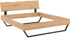 Goossens Bedframe Slade, Bedframe 180 x 200 cm hoofdbord organisch