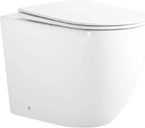 Mexen Lena staand toilet Rimless Tornado met zacht sluitende slanke zitting, duroplast, glanzend wit - 3222T4000