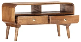 vidaXL Tv-meubel 90x30x47 cm massief mangohout
