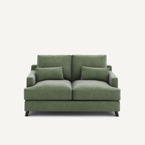 Compacte bank in fluweel, Alwine