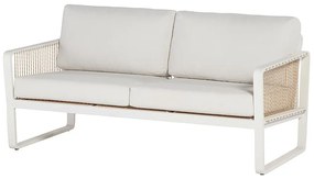 4 Seasons Outdoor | Largo 2,5 seater bench, white  Tuinbank    Wit weerbestendig