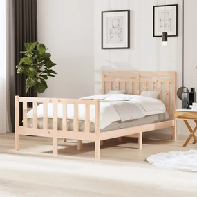vidaXL Bedframe massief hout 120x200 cm