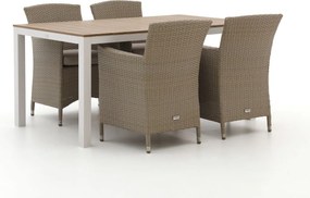 Diningset Forza | 4 personen | Tuinset polywood | 5-delig | Kees Smit Tuinmeubelen