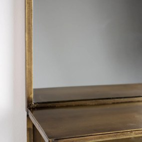 Gouden Spiegel Met Plankje - 37x61cm