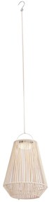 Buitenlamp Bohemian tafellamp beige incl. LED 3-staps dimbaar IP54 solar oplaadbaar - DucaBohemian IP54 Bohemian Buitenverlichting rond