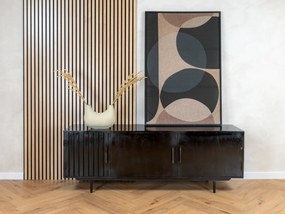 DPX Fika tv-meubel mangohout zwart 170cm