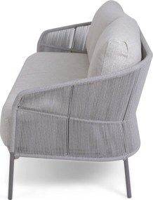 Stoel en Bank Loungeset 5 personen Rope Grijs  4 Seasons Outdoor Florence