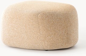 Ovale bouclé poef Wolke