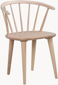 Houten eetstoelen Carmen van rubberhout, 2-delig