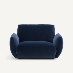 Fauteuil in fluweel, Spogano
