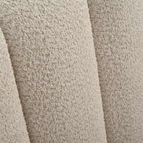 Bedframe Beige Boucle Gestoffeerd 180 X 200 Cm