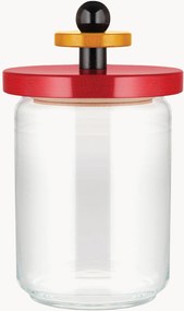 Glazen pot Lucia met hermetisch beukenhouten deksel