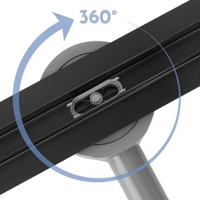 Lineaire afvoer Rea Neox Slim Pro Black 60