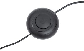 Design vloerlamp zwart incl. LED dimbaar - Rolla