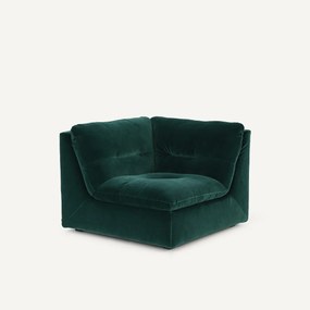 Modulaire 90° hoek in fluweel, GIULIANO