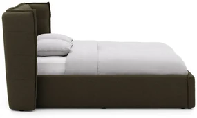 Goossens Gestoffeerd Bedframe Canon, 140 x 200 cm met storage, met 2x lattenbodem