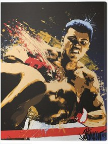 Schilderij op canvas Muhammad Ali - Stung