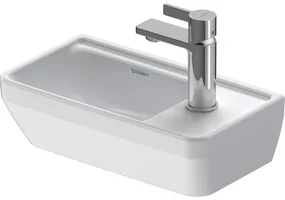Duravit D-Neo Fonteinbak met wondergliss 40x22x14cm 1 kraangat rechthoek Keramiek Wit 07394000411
