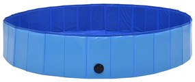 vidaXL Hondenzwembad inklapbaar 160x30 cm PVC blauw
