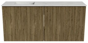 Mondiaz Joya DLux 90cm toiletmeubel dusk met wastafel faye links 1 kraangat opalo