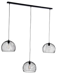 Eettafel / Eetkamer Moderne hanglamp zwart 3-lichts - Koopa Modern E27 Binnenverlichting Lamp
