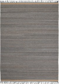 Handgeknoopt laagpolig wollen viscose vloerkleed Sigyn