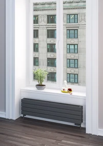 Eastbrook Addington type 22 radiator 120x30cm staal 1703W antraciet