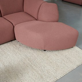 Hoekbank Met Rond Element Rechts Brick