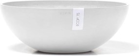 ecopots bloempot Vienna 50- Rond - Pure White - Diameter 50,4 x H18,5 cm