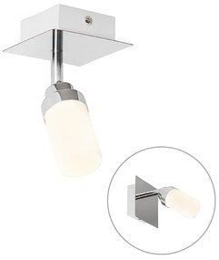 Moderne badkamer spot staal IP44 - Japie