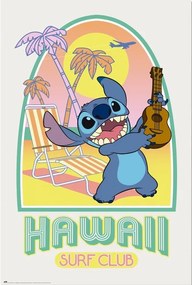 Poster Stitch - Hawaii Club Surf, (61 x 91.5 cm)