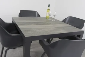 Sophie Element antraciet/Kings 100 cm. tuinset - 5-delig