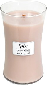 WoodWick geurkaars - Large Hourglass - Vanilla&amp;Sea Salt