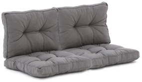 Loungekussen Tuin | Grijs-Antraciet  | Acryl | Madison | 120x60cm | Kees Smit Tuinmeubelen