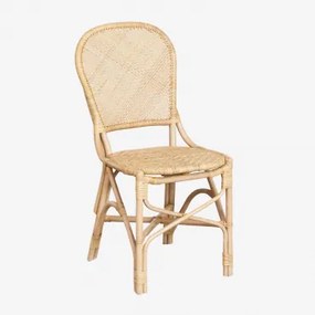 Pack Van 2 Tuinstoelen In Rattan Zariel Natuurlijk & Geen Kussen - Sklum