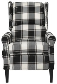 vidaXL Fauteuil stof meerkleurig