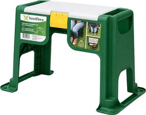 Famiflora multi-purpose kruk - Zitbankje en kniebankje - Met ingebouwde opbergruimte - Maximaal 100KG capaciteit