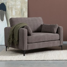 Fauteuil Grijsbruin Stof