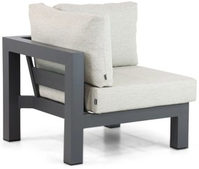 Hoek loungeset 5 personen Aluminium Grijs  Lifestyle Garden Furniture Luca