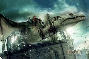 XXL poster Harry Potter - Dragon ironbelly, (120 x 80 cm)