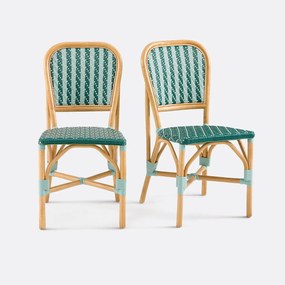 Set van 2 gevlochten stoelen, Musette