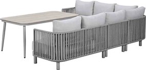 Garden Impressions Andong lounge dining set 5-delig - taupe