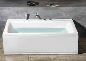 Polysan Kvadra ligbad 170x80x47cm wit