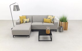 Boavista/Toronto loungebank chaise longue - Nature Grey - 3-delig - rechts