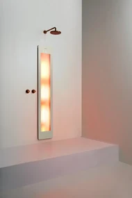 Sunshower Round One Large Sand White infraroodlamp 33x185x10cm