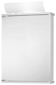 Go by Van Marcke Entro spiegelkast - 50x74x14cm - met verlichting - 1 stopcontact - MDF wit 111911020-0140