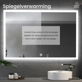 Spiegel met verlichting F1