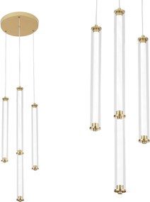 LED lamp G024-4CPR Gold