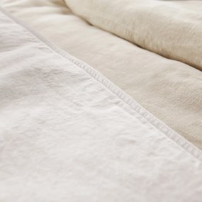 Hoes voor dekbed in gewassen effen linnen, Linot