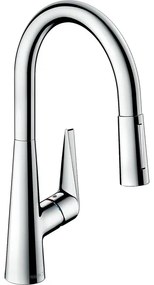 Hansgrohe Talis 1-gr keukenmkr 160 uittrekb vuistdouche chroom 72817000